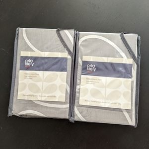 Orla Kiely Target - Pebble Linear Stem Window Curtains (2 packs) - NEW